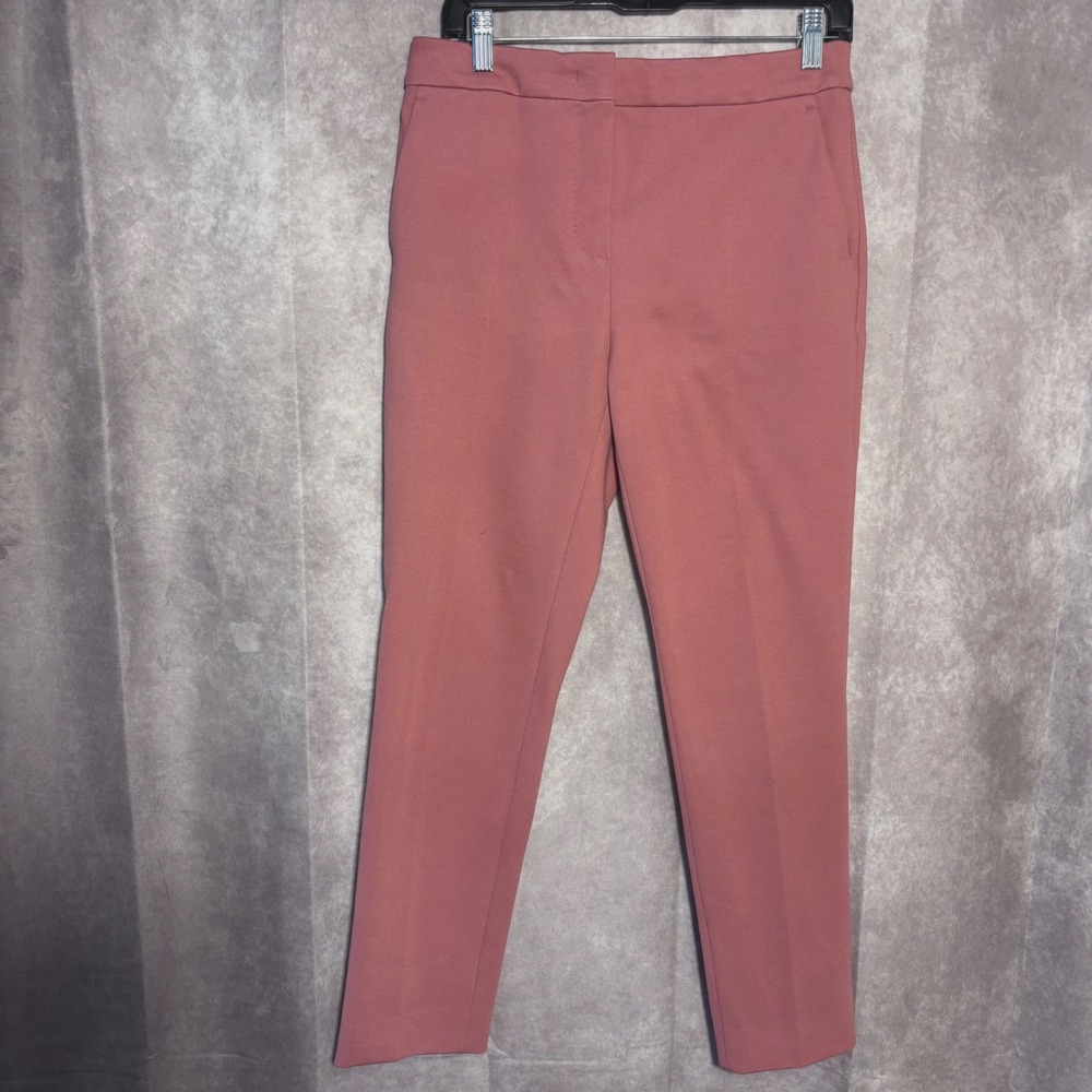 Max Mara Women Size 8 Rose Pink Pocket Trouser Pants Old Money Minimalist